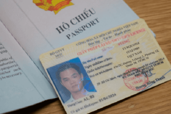 Sử dụng hộ chiếu để học bằng lái xe ô tô B2 Đồng Tháp
